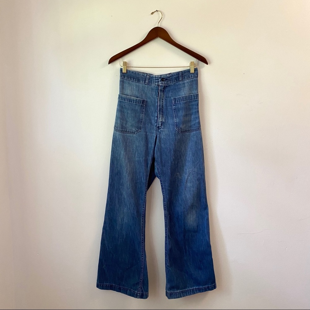 VINTAGE 70s US NAVY Seafarer jeans Jesse Kamm like